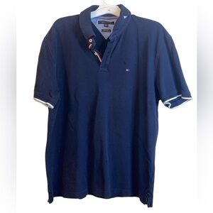 Tommy Hilfiger Navy Blue Polo Shirt Size XL #55